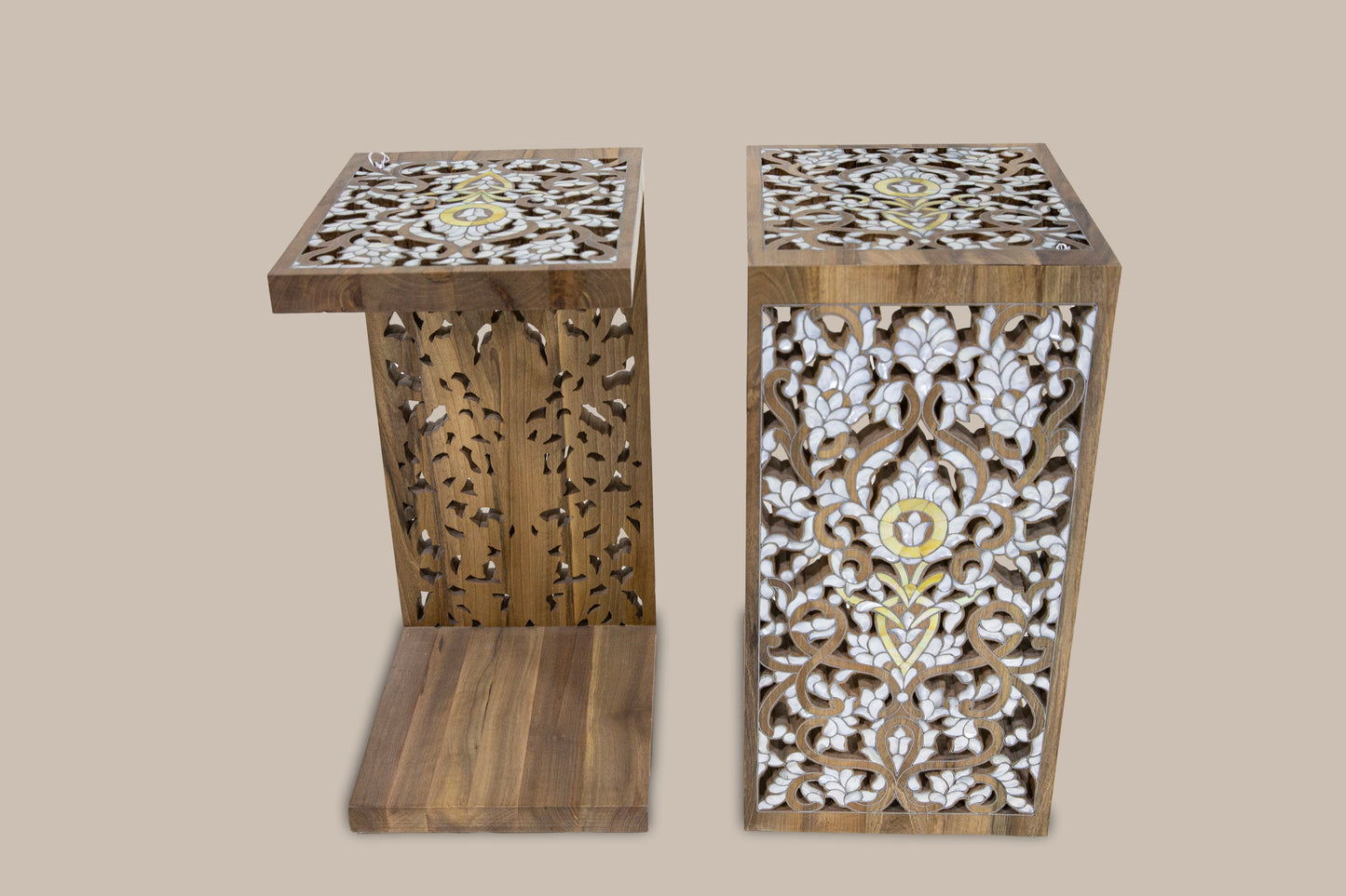 Elegant Sofa Table- Mother of Pearl
