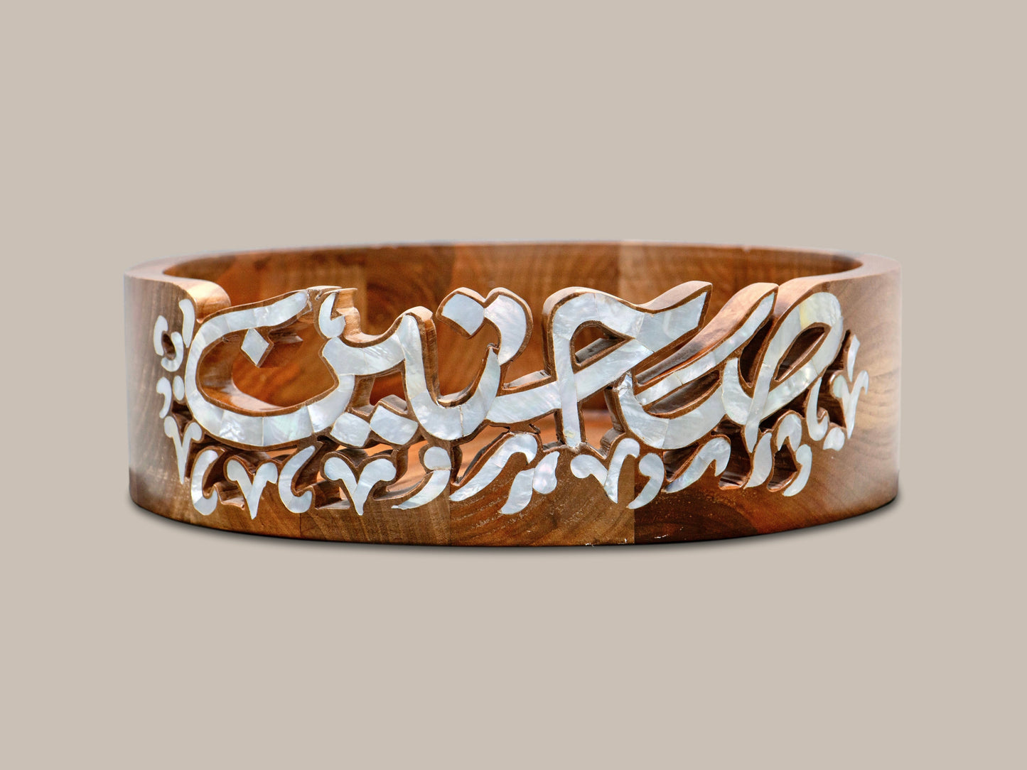Engraved Serving Plate - Mother Pearl