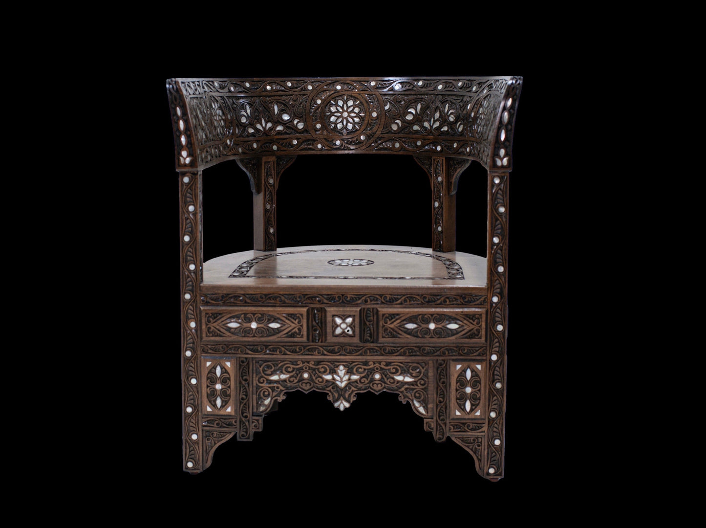 Single Chair Embellished - Mother Pearl