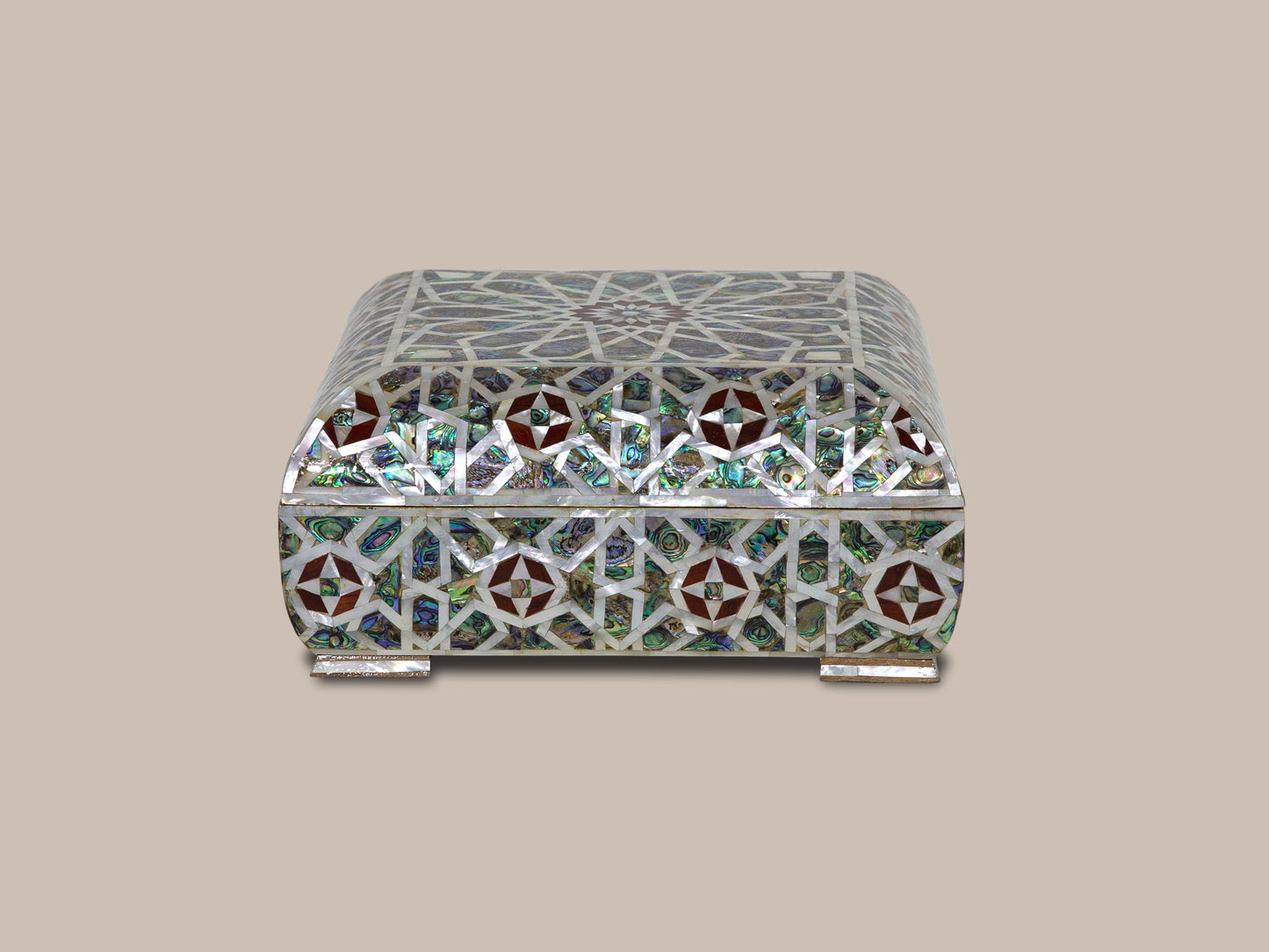 Jewelry Box Covered - Mother Pearl