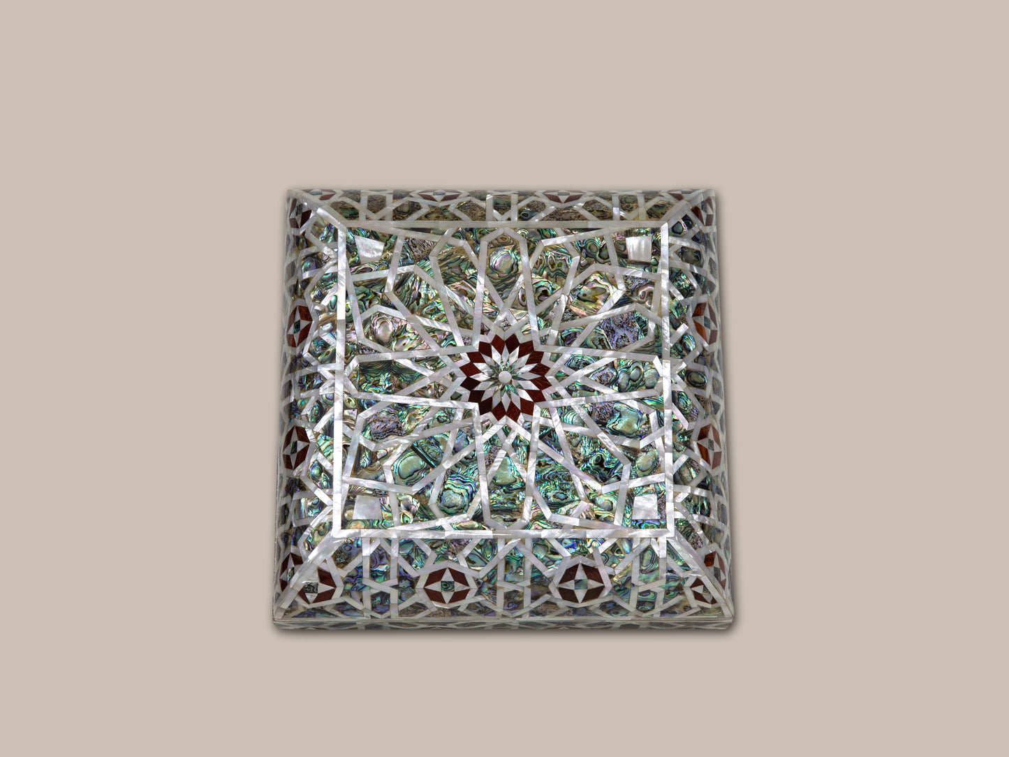 Jewelry Box Covered - Mother Pearl