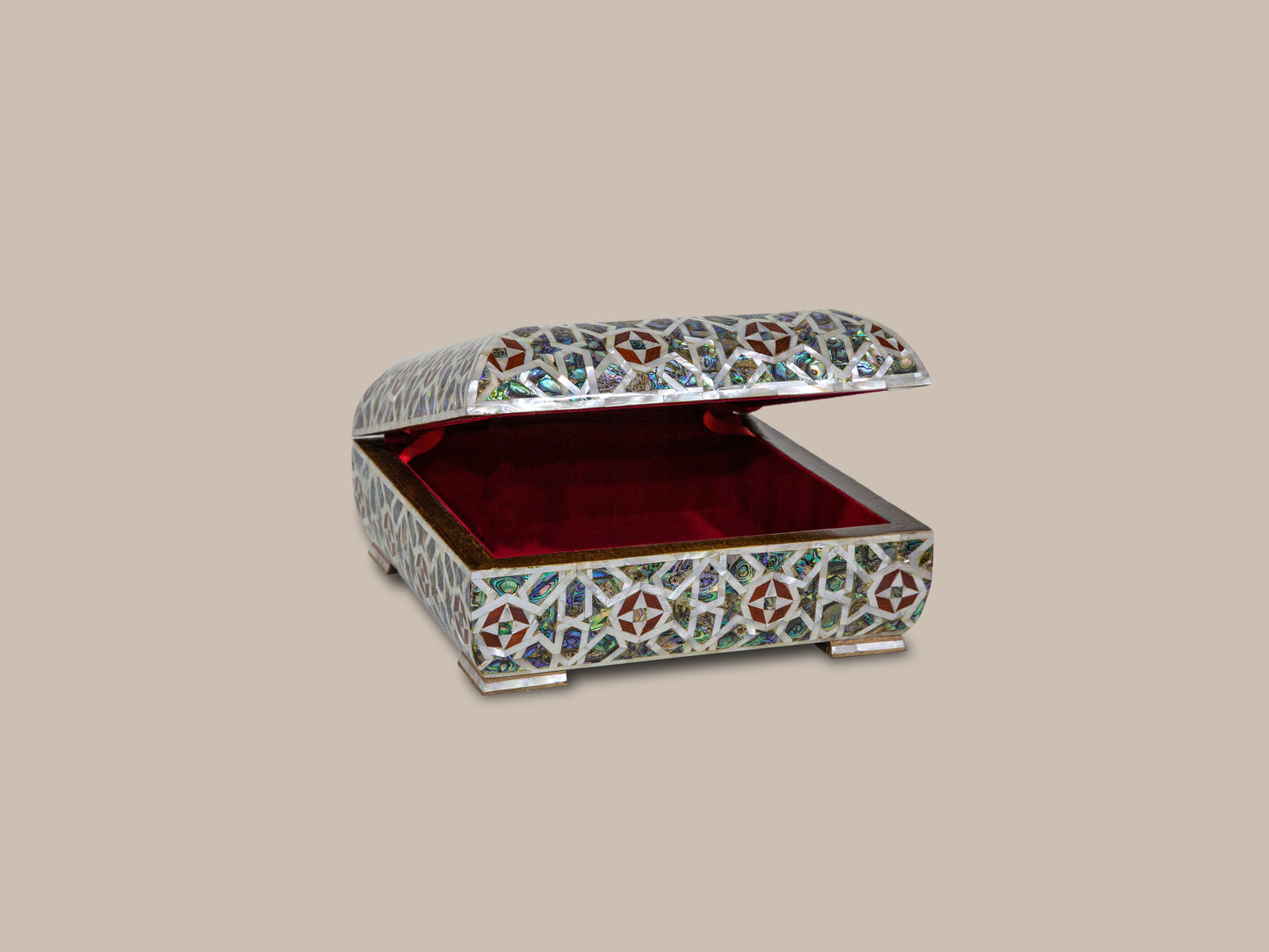 Jewelry Box Covered - Mother Pearl