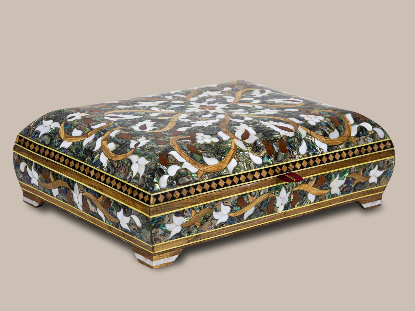 Jewelry Box Covered - Mother Pearl 2