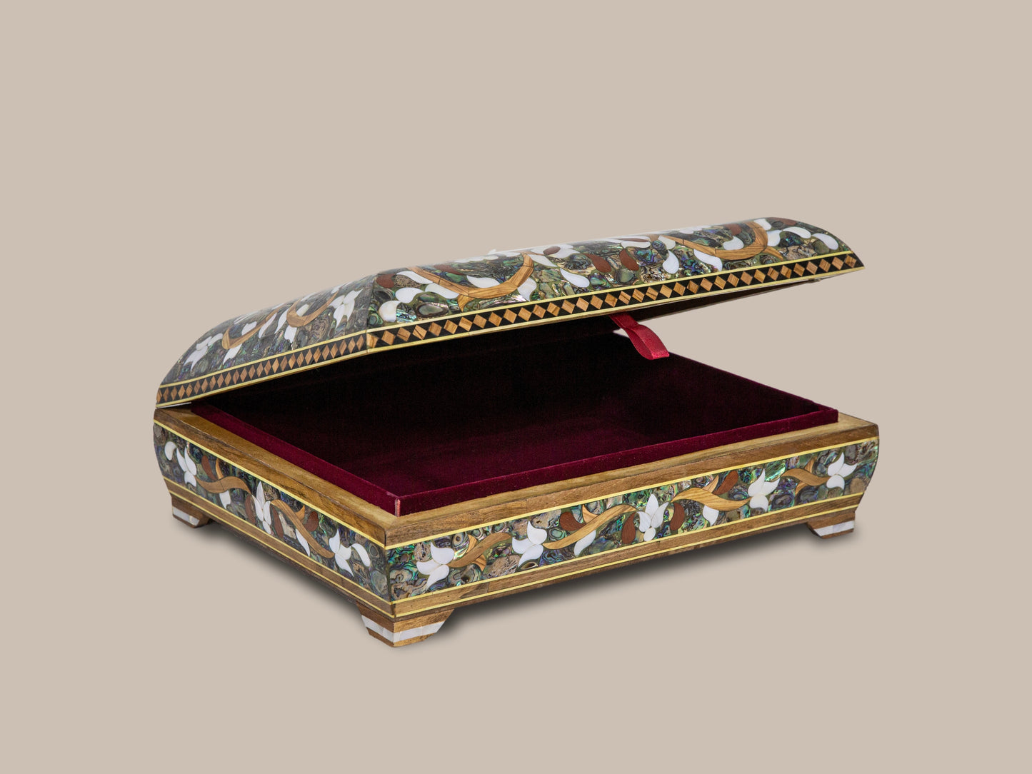 Jewelry Box Covered - Mother Pearl 2