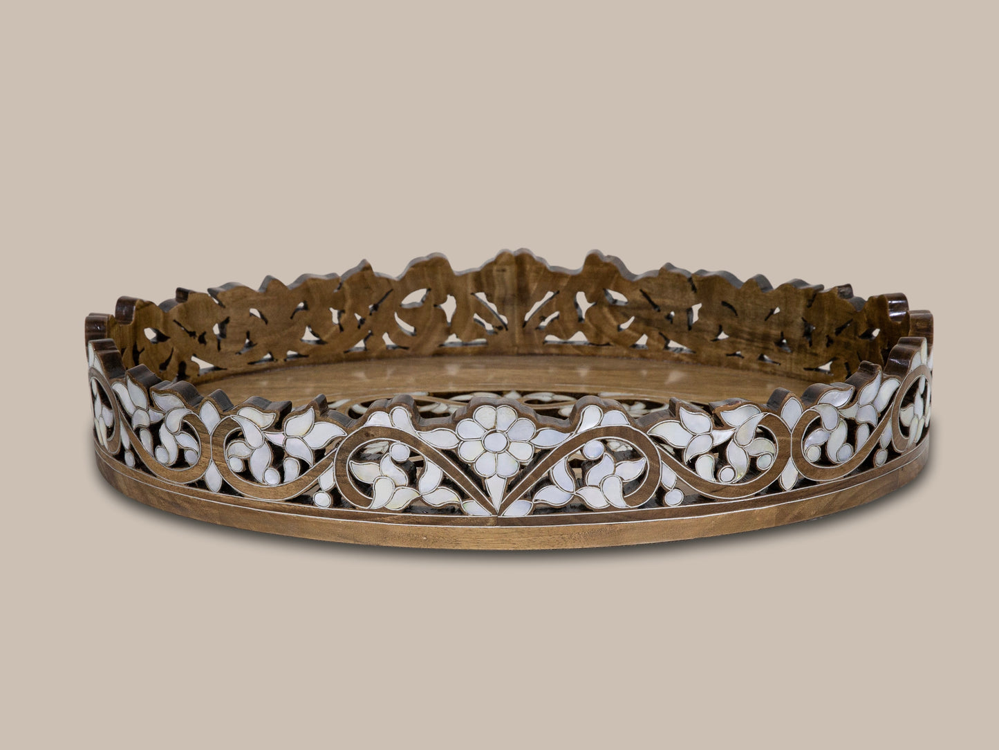 Elegant Walnut Tray