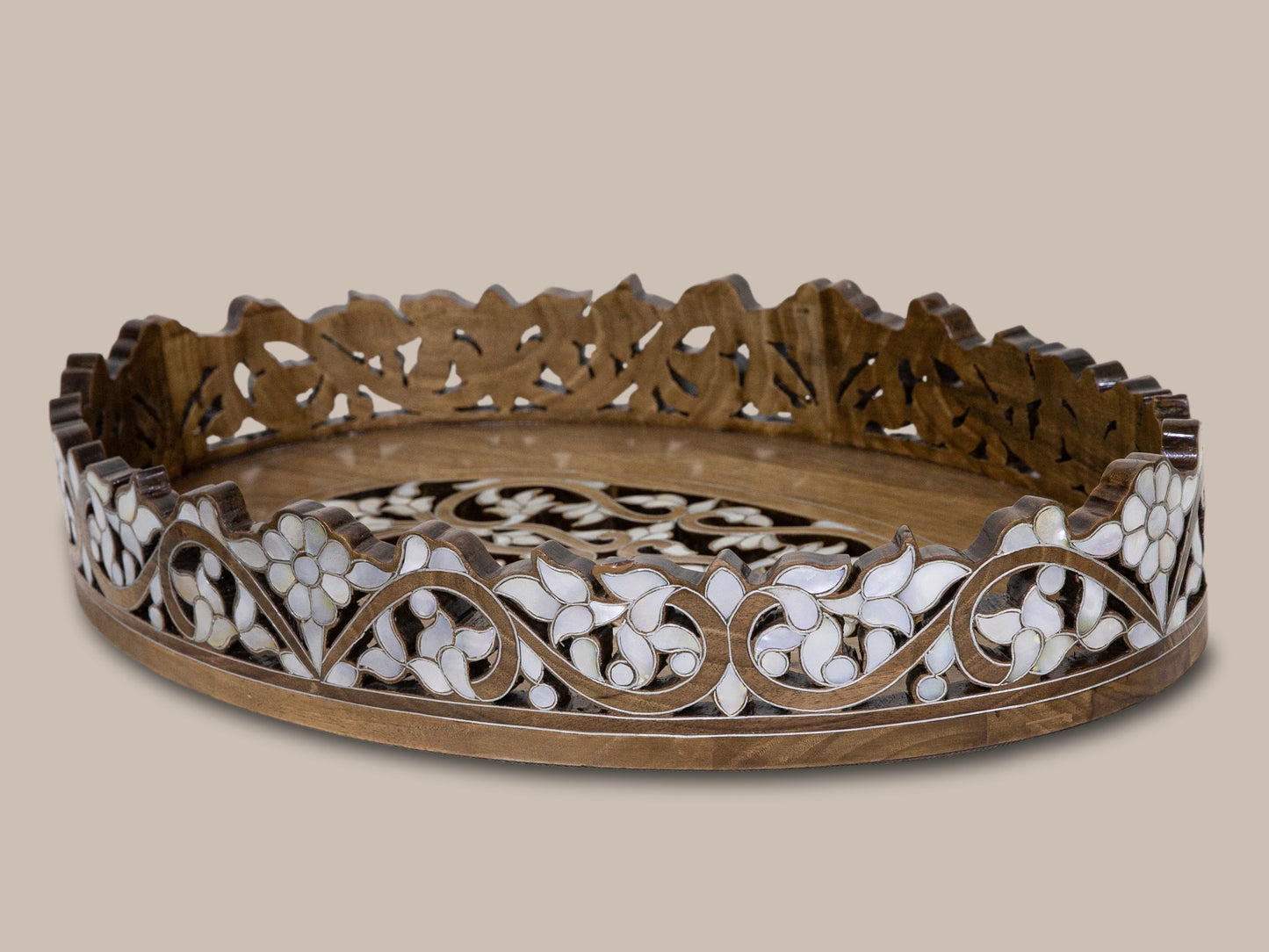 Elegant Walnut Tray