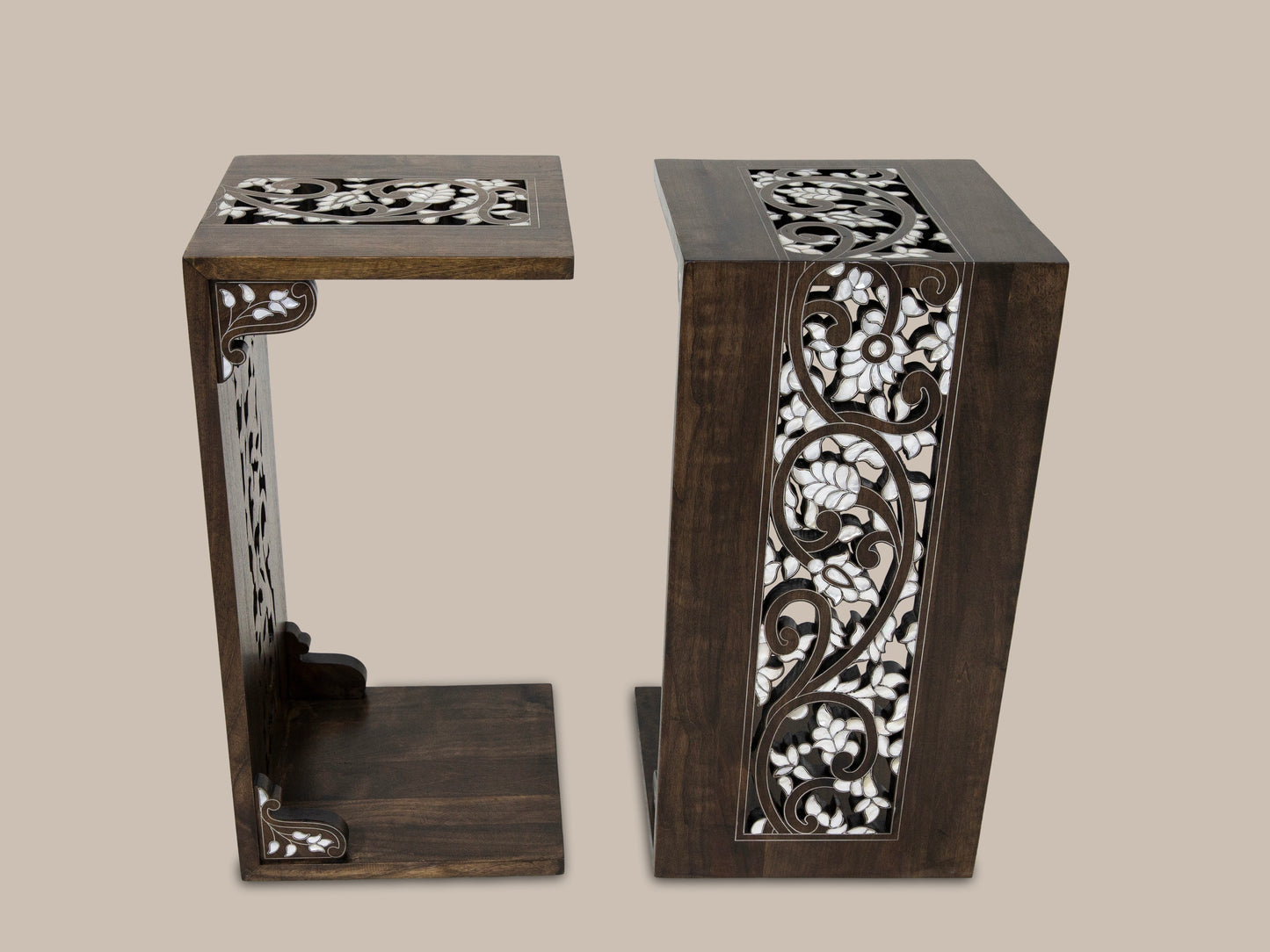 Elegant Sofa Table- Mother of Pearl