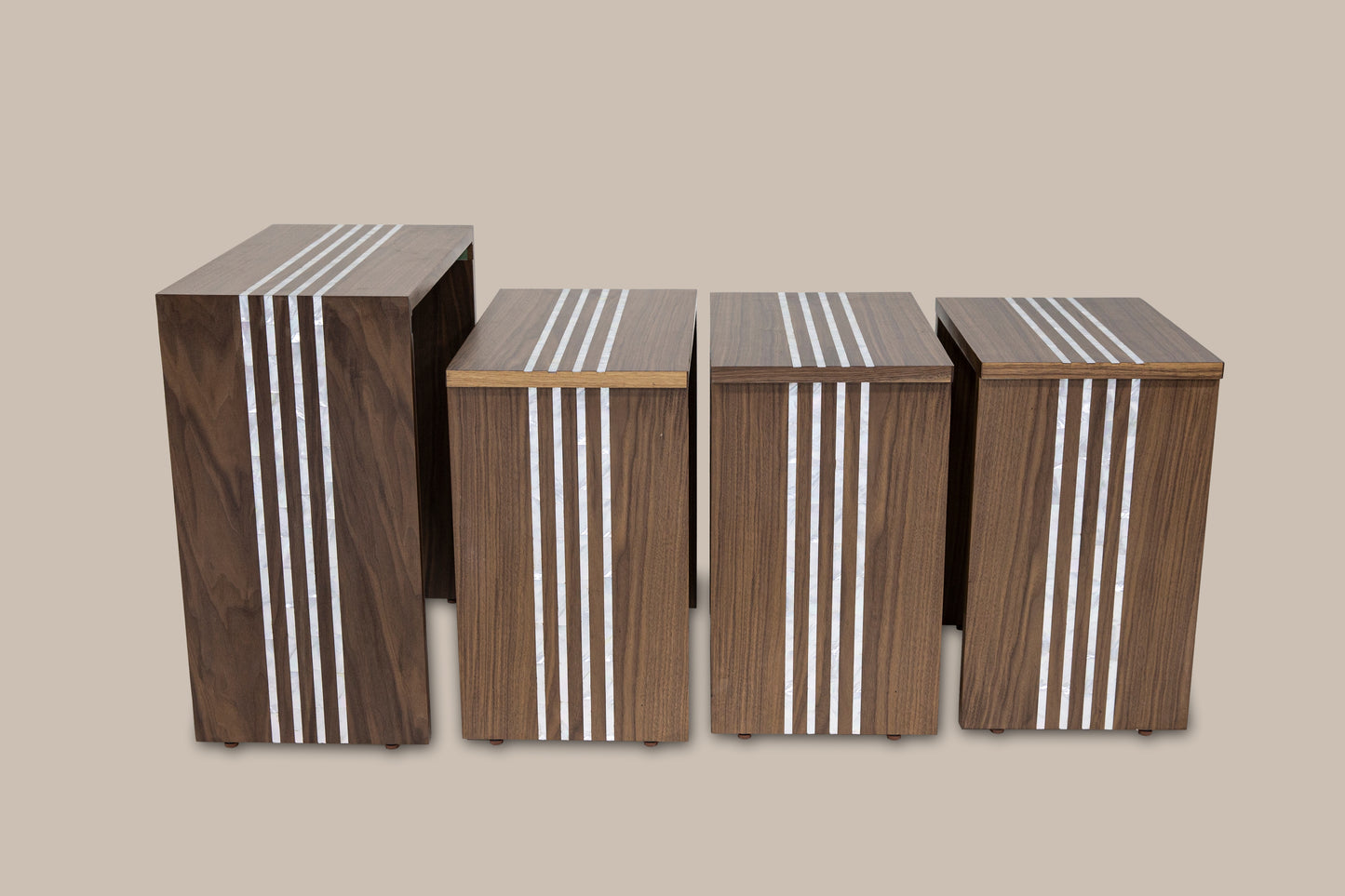 Modern Table Set  Hand Engraved Mother Pearl
