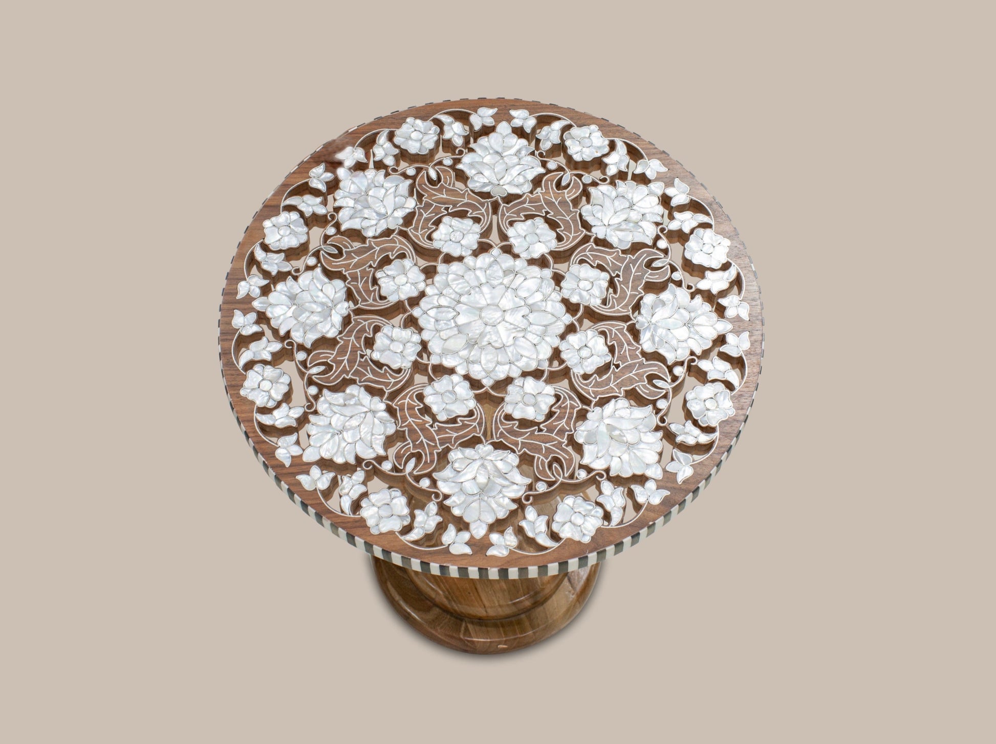 Coffee Table Small Inlay Pearl