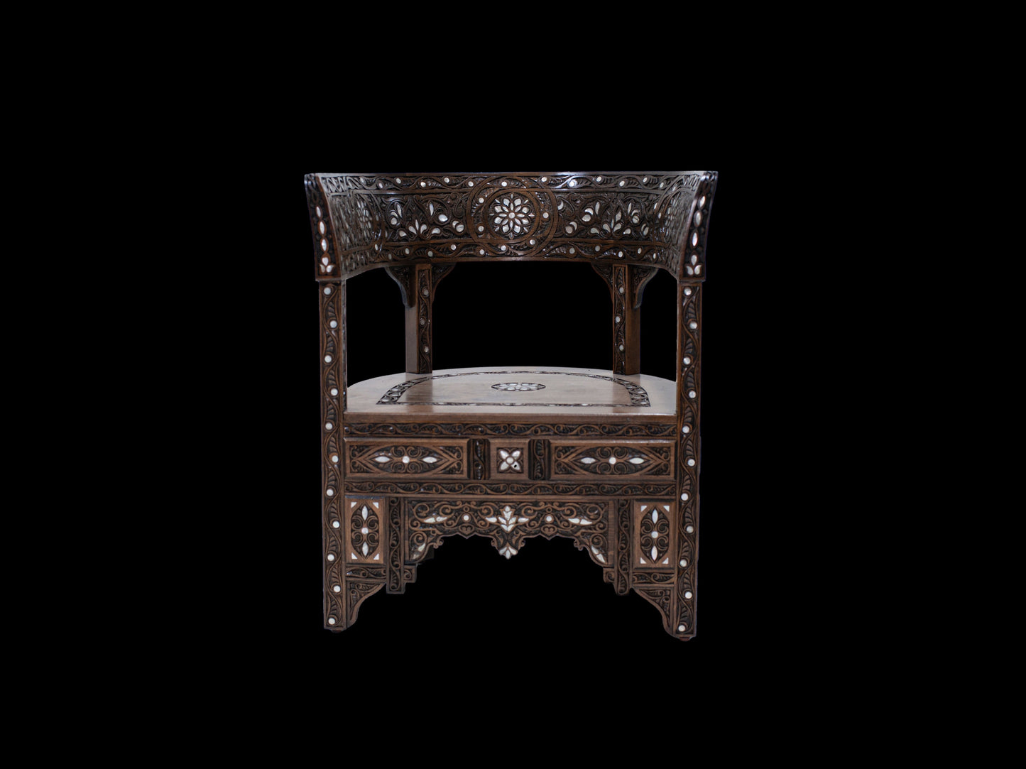 Double Chair Embellished - Mother pearl