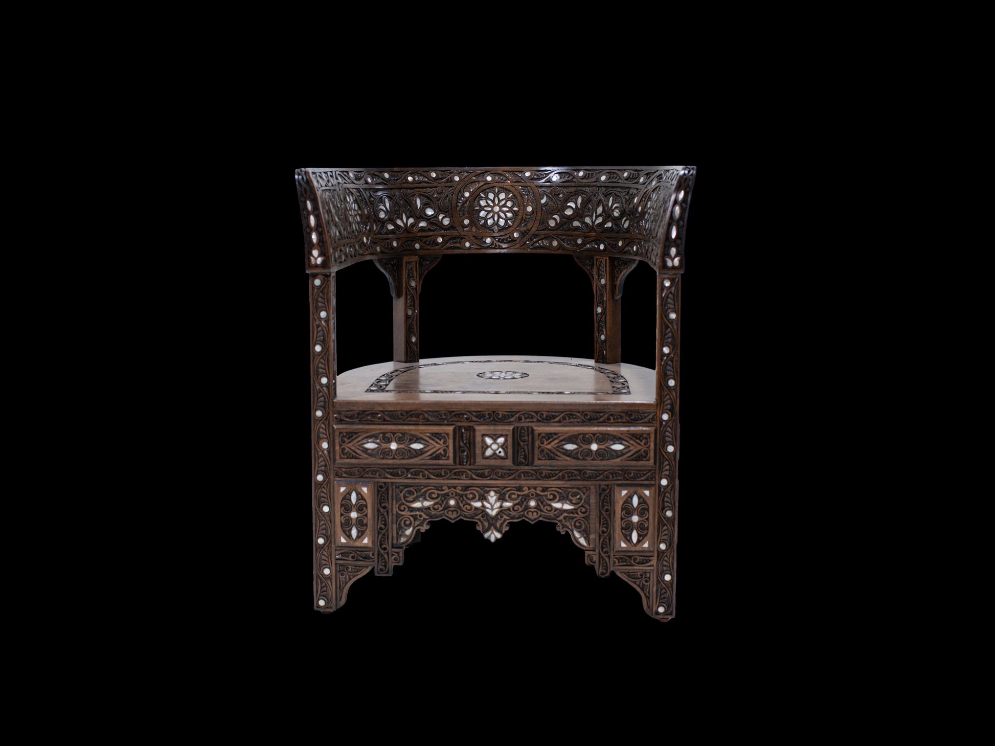 Double Chair Embellished - Mother pearl