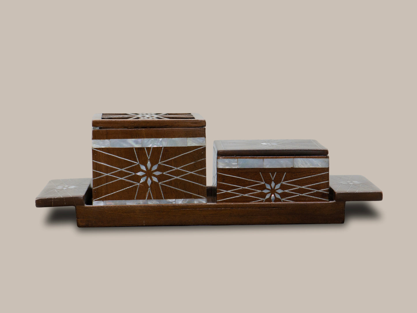 Embellished Serving Tray & Boxes