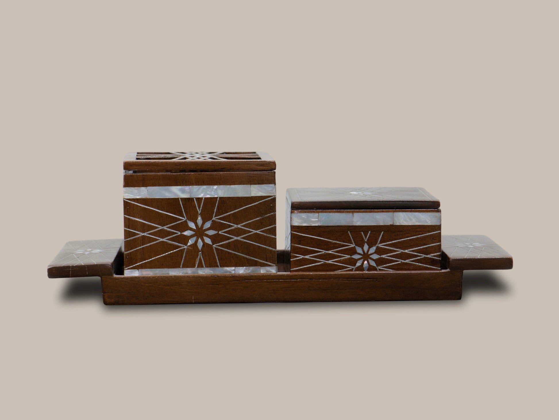 Embellished Serving Tray & Boxes