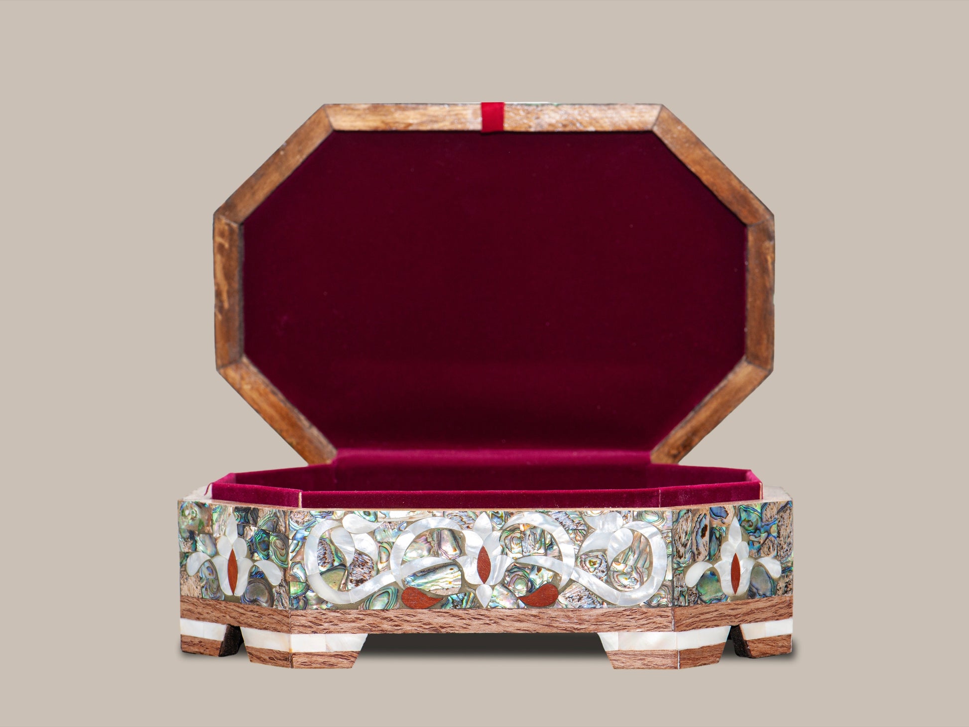Jewelry Box Covered - Mother Pearl