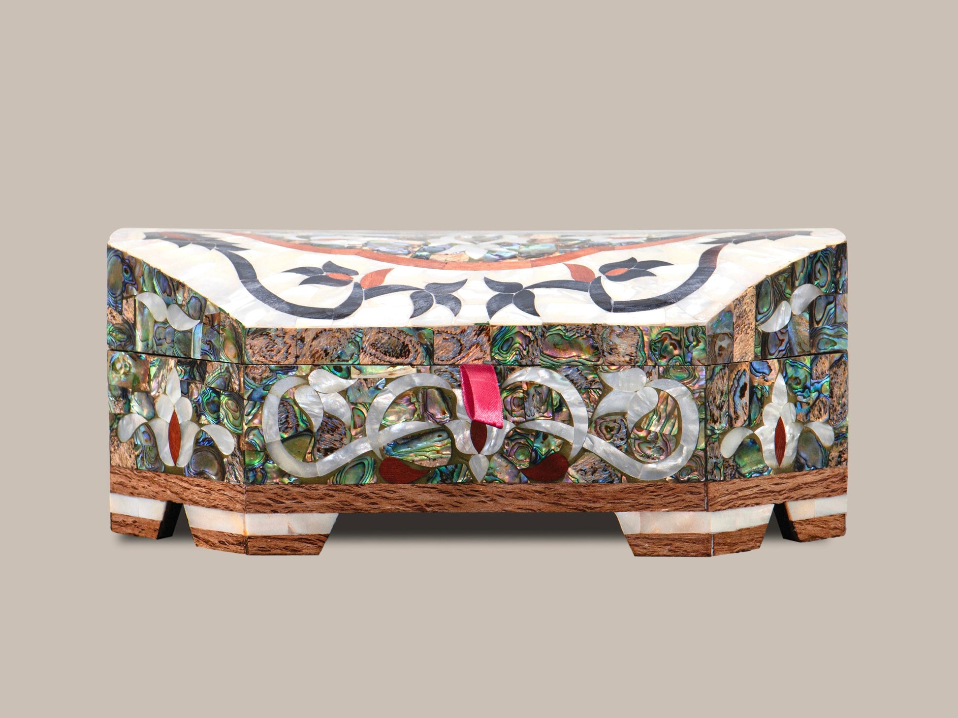 Jewelry Box Covered - Mother Pearl