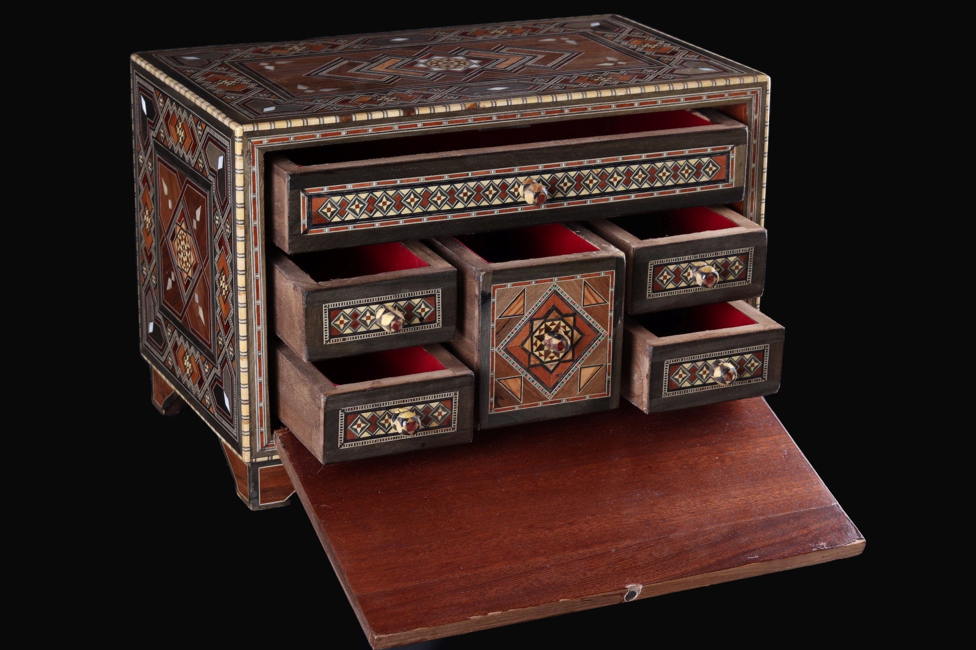 Jewelry Box - Inlayed with Mother of Pearl