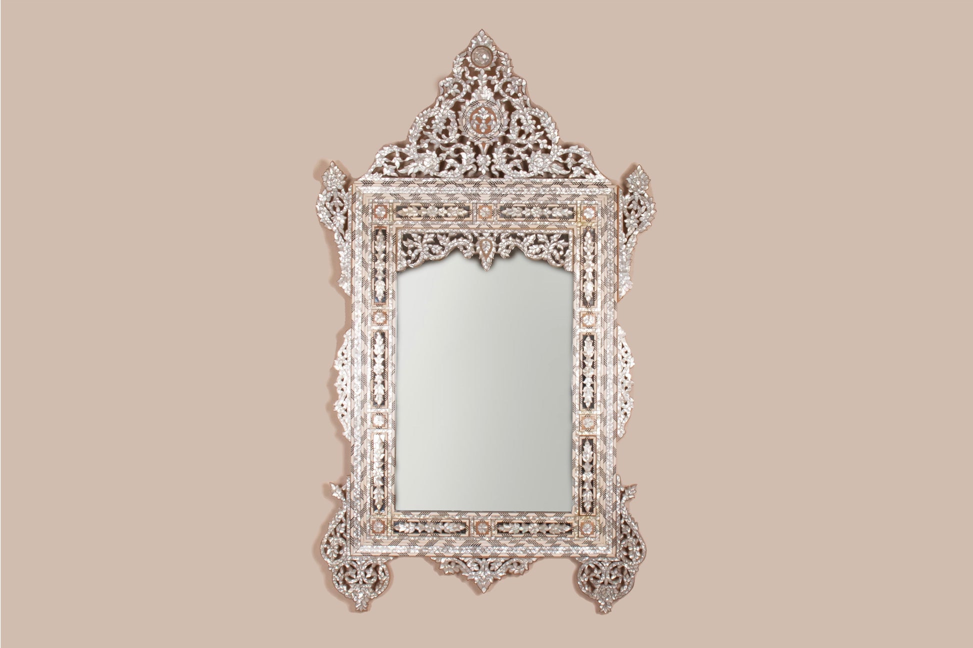 Mirror - Covered in Mother of Pearl (Nacreous)