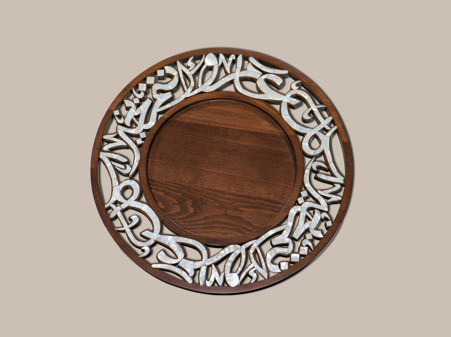 Serving Tray - Engraved Mother Pearl