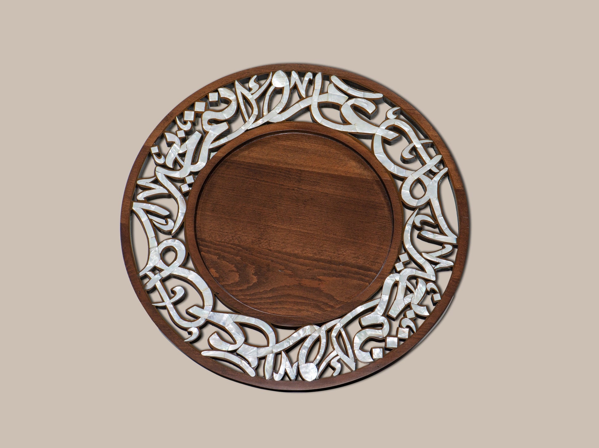 Serving Tray - Engraved Mother Pearl