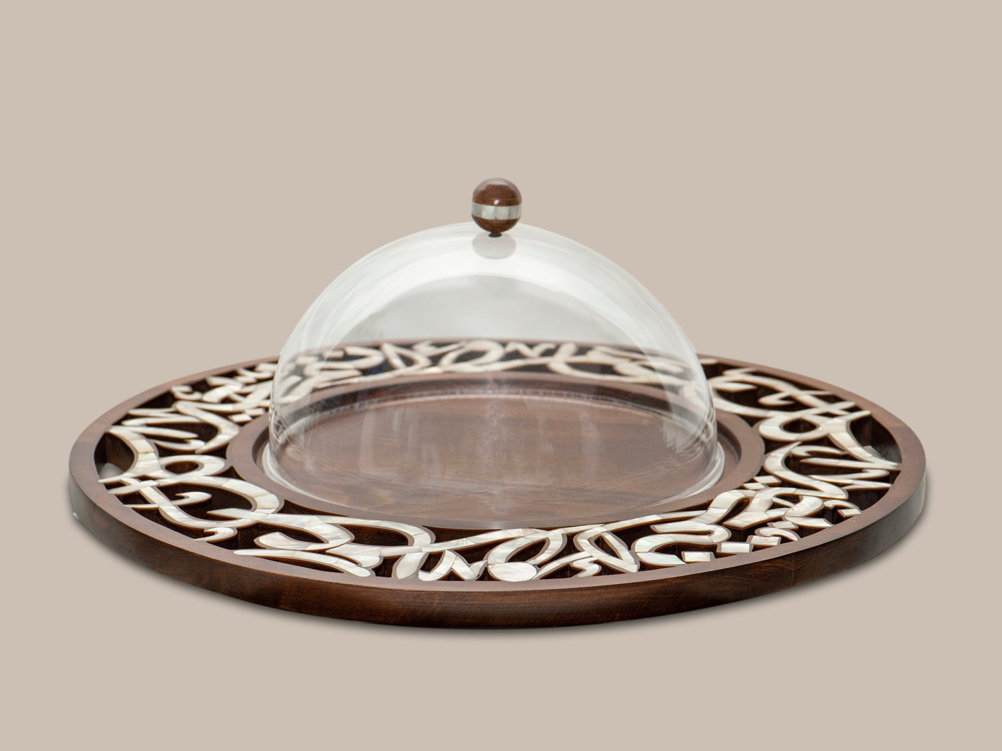 Serving Tray - Engraved Mother Pearl