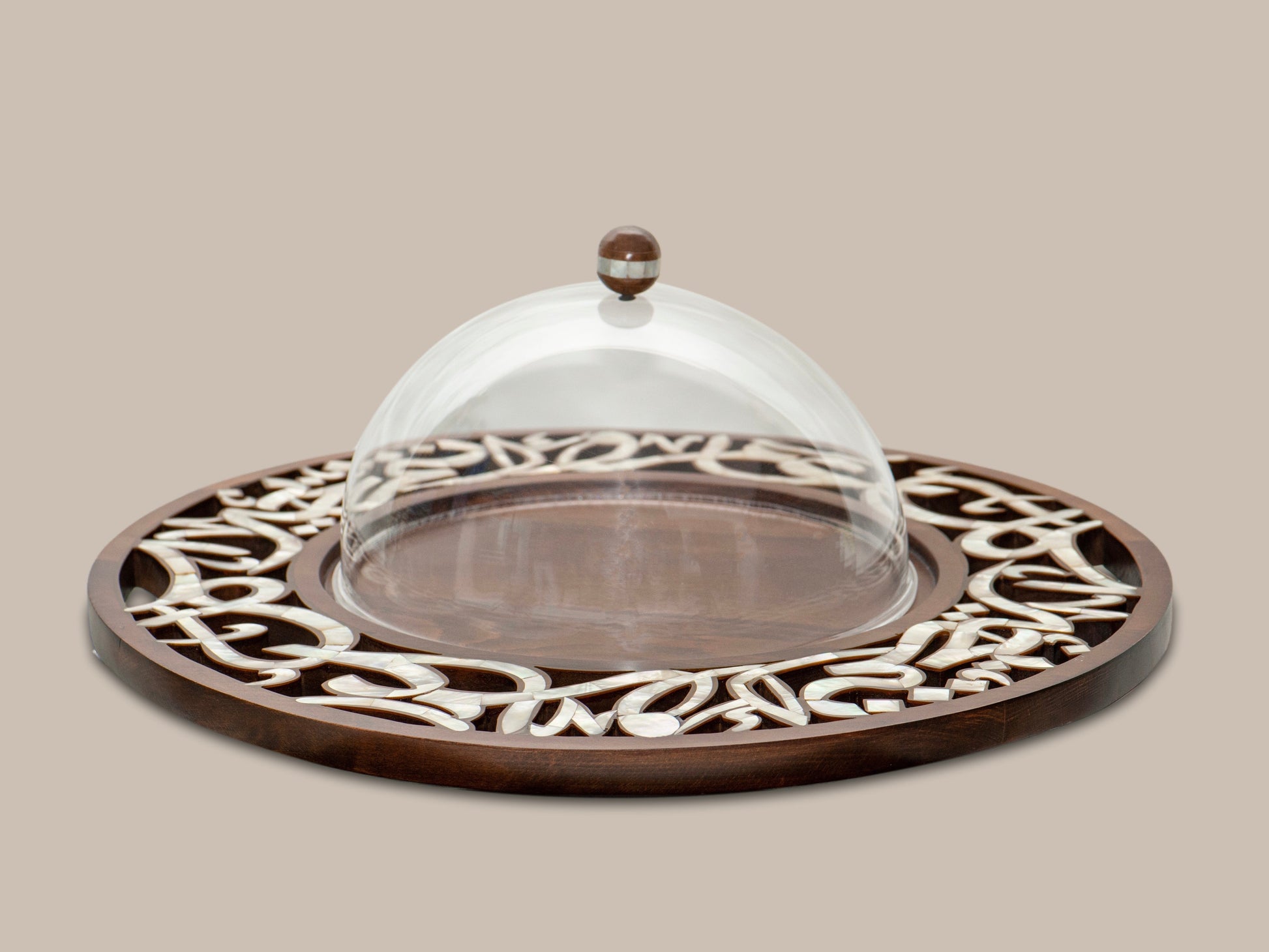 Serving Tray - Engraved Mother Pearl