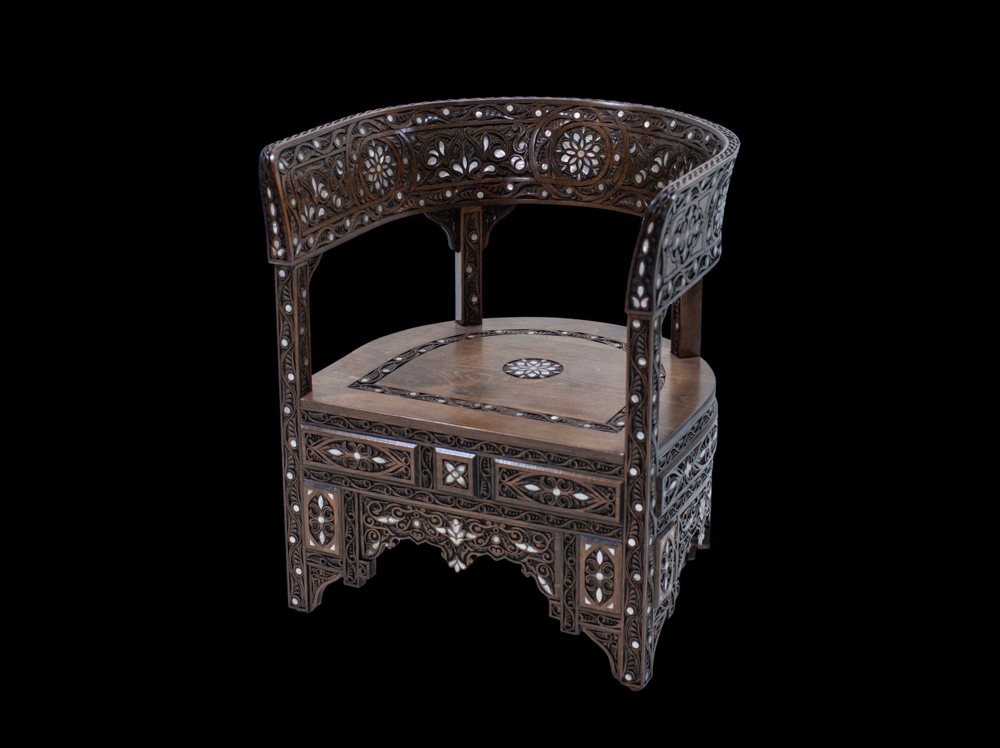 Single Chair Embellished - Mother Pearl
