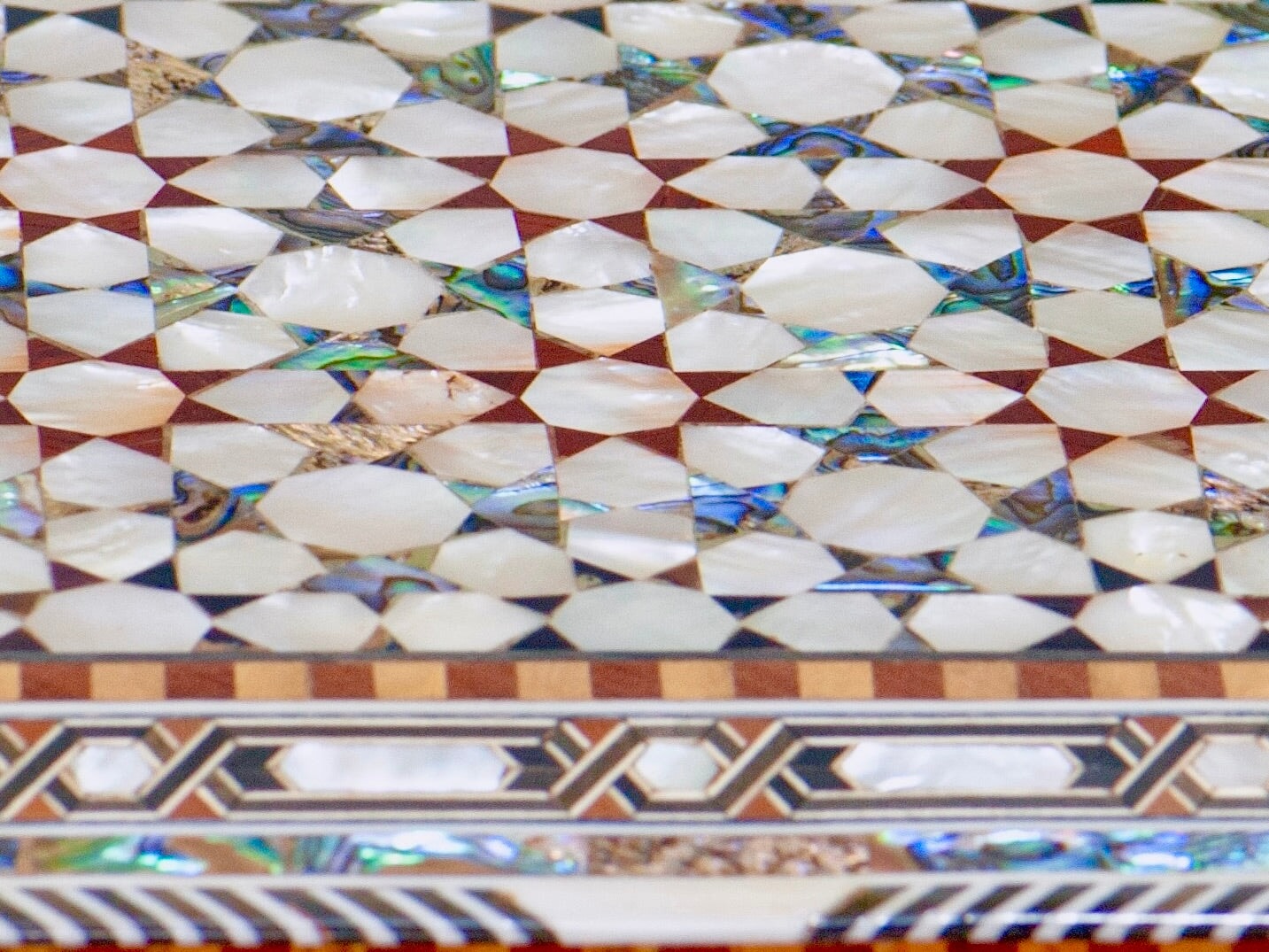 Square Jewelry Box - Mother Pearl