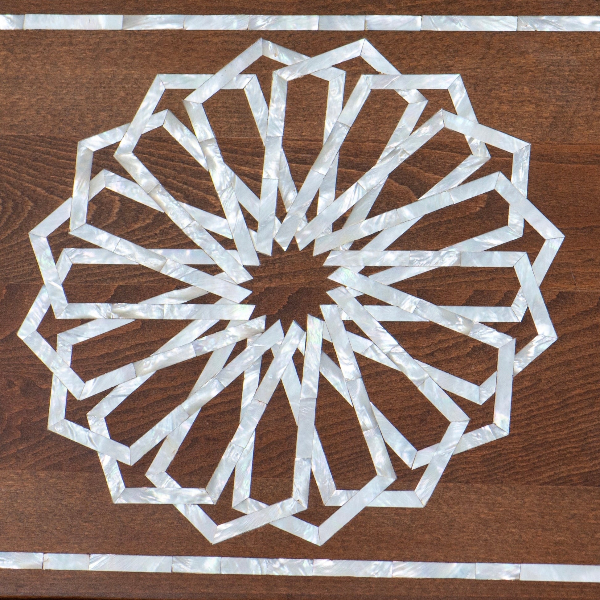 Walnut Tray - Mother Pearl